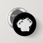 パンダカップル 缶バッジ (正面&裏面)