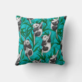 パンダカブスオンターコイズ クッション (裏面)