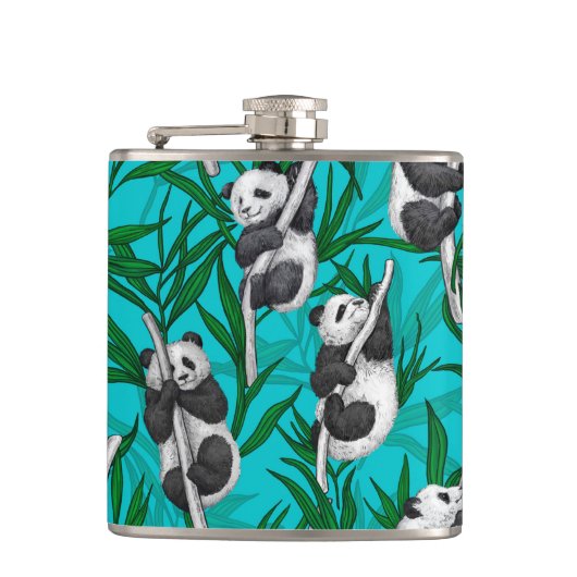 パンダカブスオンターコイズ フラスク (正面)