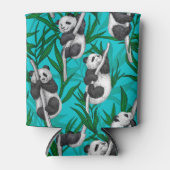 パンダカブスオンターコイズ 缶クーラー (正面)