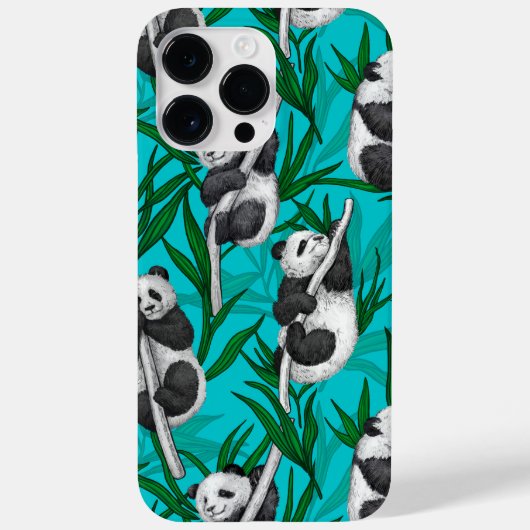 パンダカブスオンターコイズ Case-Mate iPhoneケース (裏面)