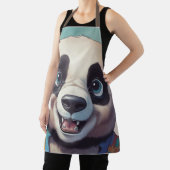 パンダカートゥーンスケッチアート エプロン (インサイチュ)