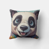 パンダカートゥーンスケッチアート クッション (裏面)