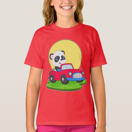 パンダカー Tシャツ (正面)
