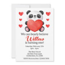 パンダガールwithハートバレンタインファースト誕生日