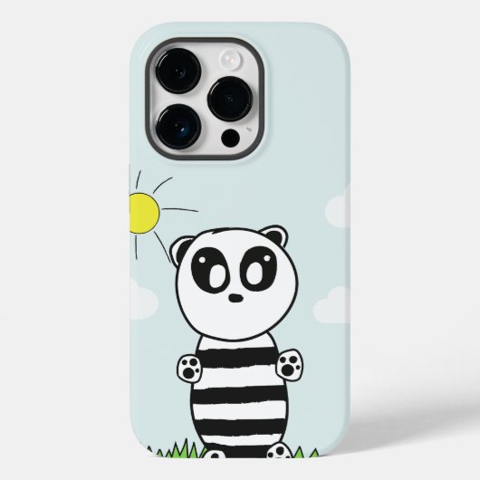 パンダキッズセラミックオーナメント Case-Mate iPhoneケース (裏面)