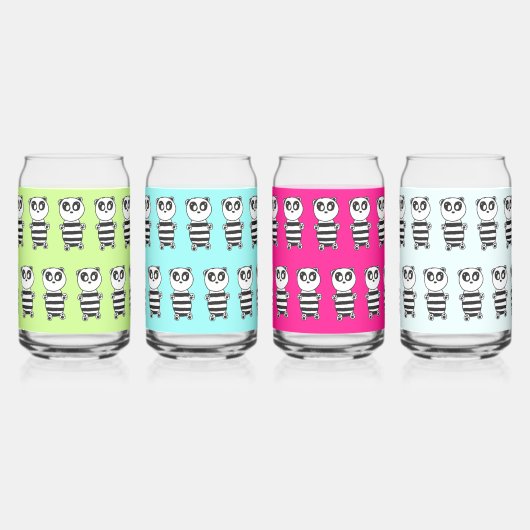 パンダキッズ ガラス缶 (左)