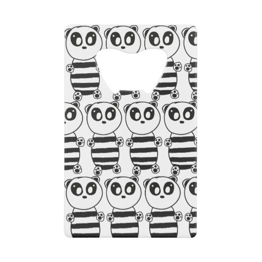 パンダキッズ クレジットカード栓抜き (正面)