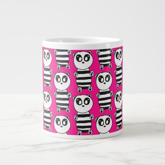 パンダキッズ ジャンボコーヒーマグカップ (正面)