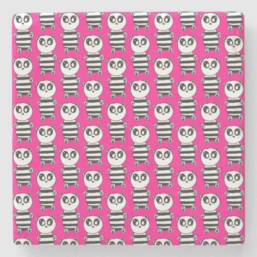 パンダキッズ ストーンコースター (正面)