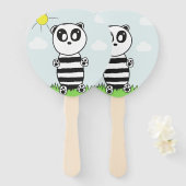 パンダキッズ ハンドファン (正面&裏面)