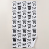 パンダキッズ ビーチタオル (正面)