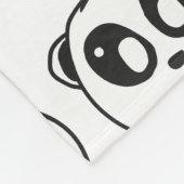 パンダキッズ フリースブランケット (角)