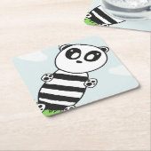 パンダキッズ ペーパーコースター (アングル)
