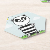 パンダキッズ ペーパーコースター (アングル)