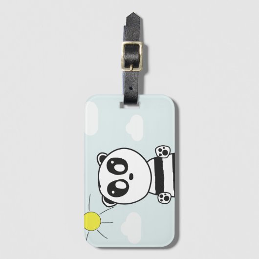 パンダキッズ ラゲッジタグ (正面縦)