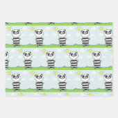 パンダキッズ ラッピングペーパーシート (正面)