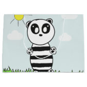 パンダキッズ ラージペーパーバッグ (正面)