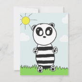 パンダキッズ 出欠カード (裏面)