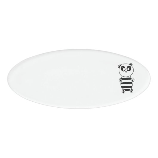 パンダキッズ 名札 (正面)