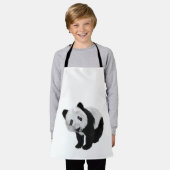 パンダクブ エプロン (着用した状態)