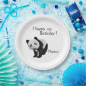 パンダクブ ペーパープレート (パーティー)