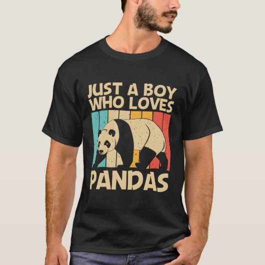 パンダクマ動物用パンダ Tシャツ (正面)