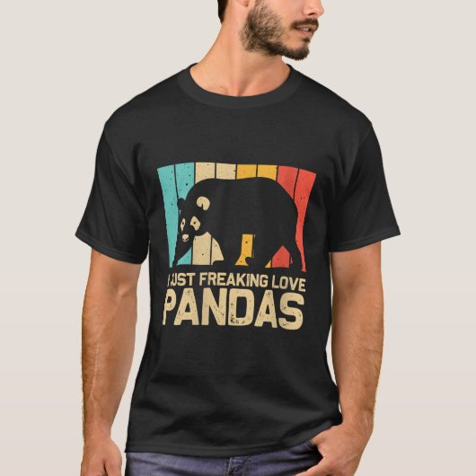 パンダクマ動物飼育係のパンダ Tシャツ (正面)