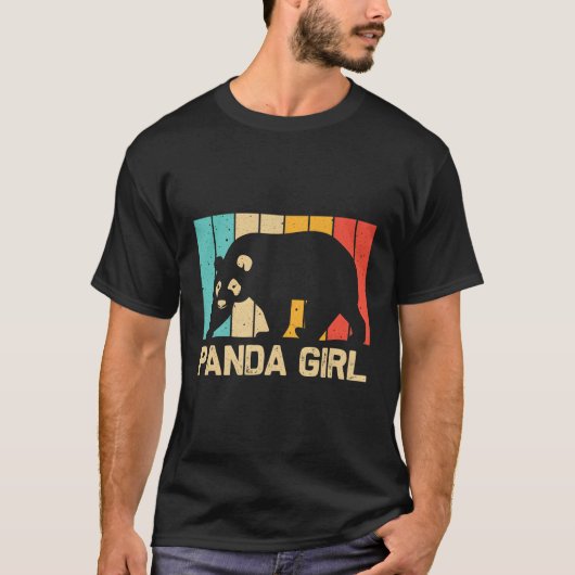 パンダクマ動物飼育係のパンダ Tシャツ (正面)