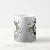 パンダクラッドホールアートパンダスッシュウォール3D コーヒーマグカップ (中央)