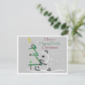 パンダクリスマス シーズンポストカード (スタンド正面)