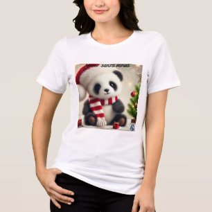 パンダクリスマス トライブレンドTシャツ