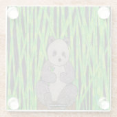 パンダグラスコースター ガラスコースター (裏面)