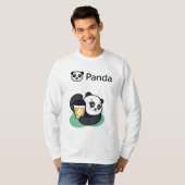 パンダグラフィックデザイン Tシャツ (正面フル)