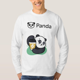 パンダグラフィックデザイン Tシャツ