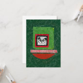 パンダグリーティングカード カード (正面/裏面インサイチュ)