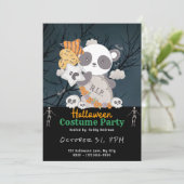 パンダグレイブRIPこうもり雲ブラックハロウィーン 招待状 (スタンド正面)