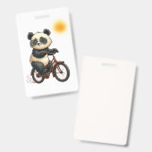 パンダサイクリング バッジ (正面＆裏面)