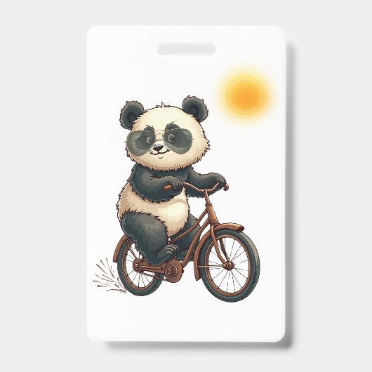 パンダサイクリング バッジ (正面)