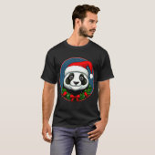 パンダサンタクロースTシャツ Tシャツ (正面フル)
