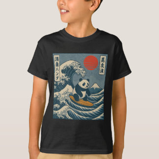パンダサーフィン日本語 _6 Tシャツ