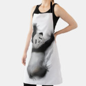 パンダシャツグユーモアのあるラフィック動物Tシャツギフト エプロン (インサイチュ)