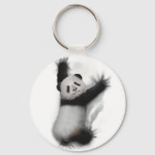 パンダシャツグユーモアのあるラフィック動物Tシャツギフト キーホルダー (正面)