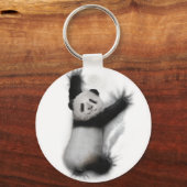 パンダシャツグユーモアのあるラフィック動物Tシャツギフト キーホルダー (正面)