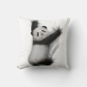 パンダシャツグユーモアのあるラフィック動物Tシャツギフト クッション (正面)