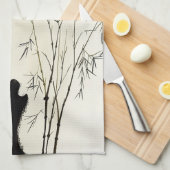 パンダシルエット キッチンタオル (四つ折り)