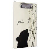 パンダシルエット クリップボード (右)