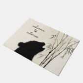 パンダシルエット ドアマット (アングル)