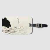 パンダシルエット ラゲッジタグ (正面横)