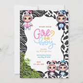 パンダジェンダーの発表 招待状 (正面)